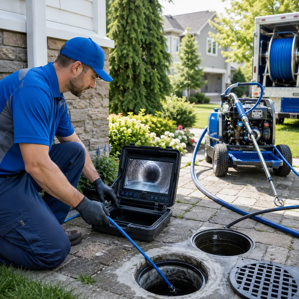 Outdoor drain cleaning professionals serving Basile, LA